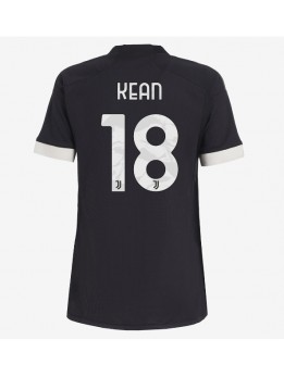 Juventus Moise Kean #18 Ausweichtrikot für Frauen 2023-24 Kurzarm